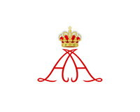 Standarte von F&uuml;rst Albert II. von Monaco (seit 2005)