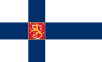 Staatsflagge der Republik Finnland